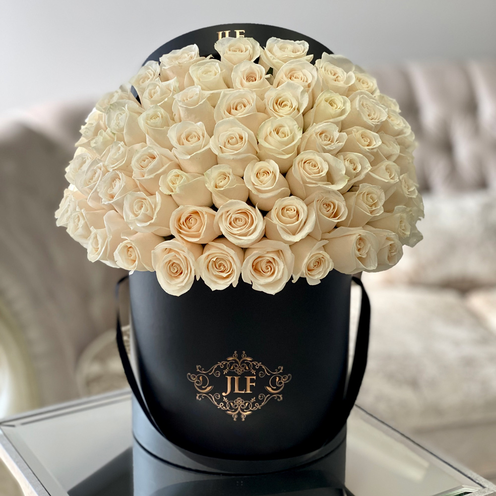 JLF Signature White Rose Box
