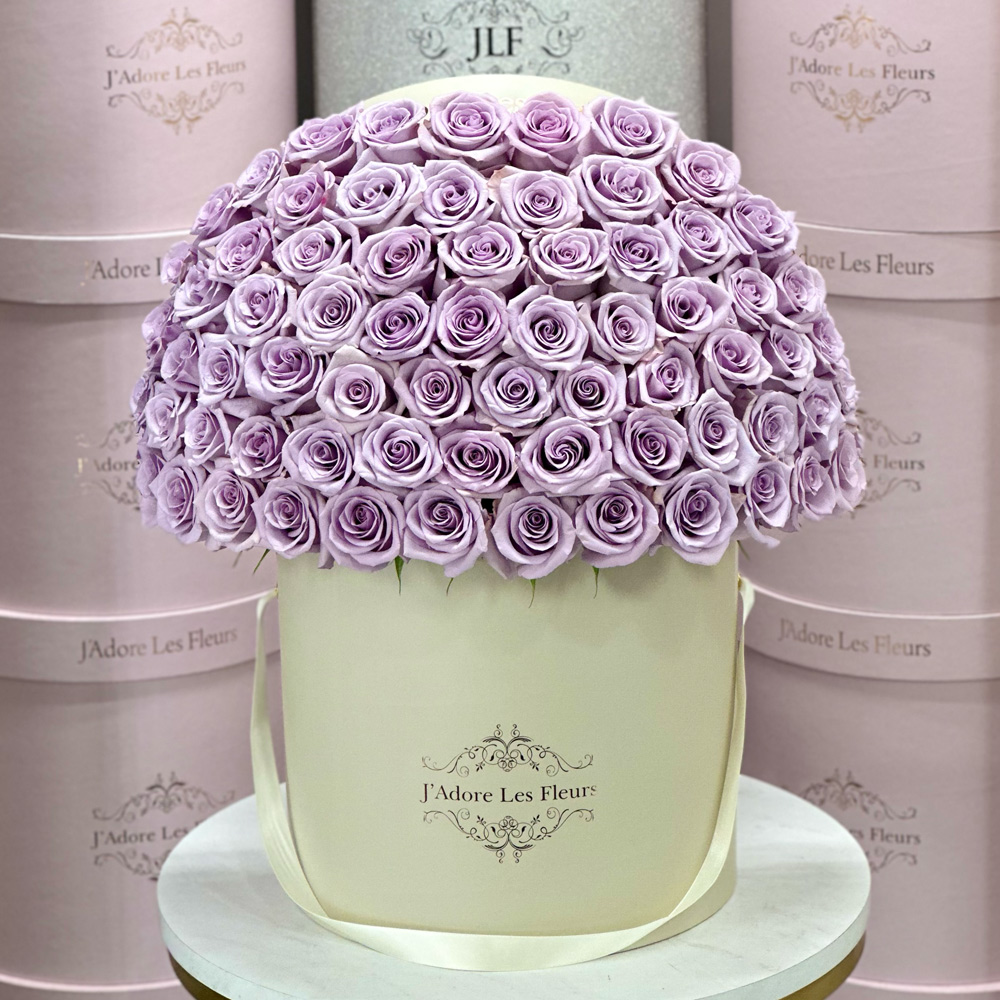 Signature Purple Rose Box