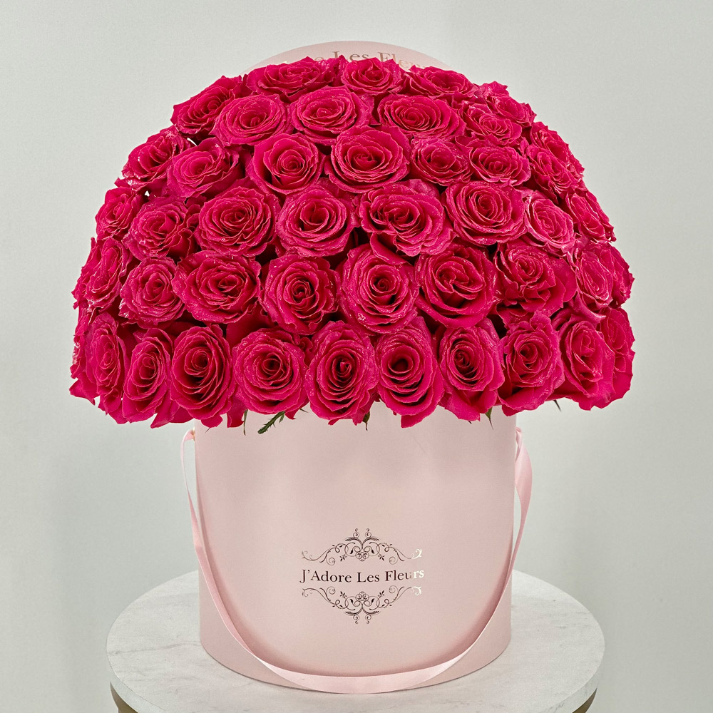 Signature Fuchsia Rose Box