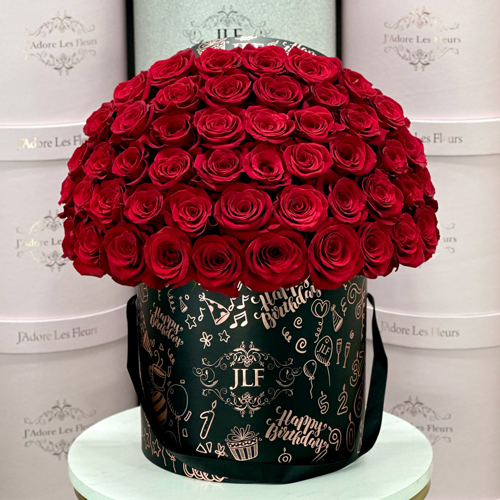Signature Rose Birthday Box