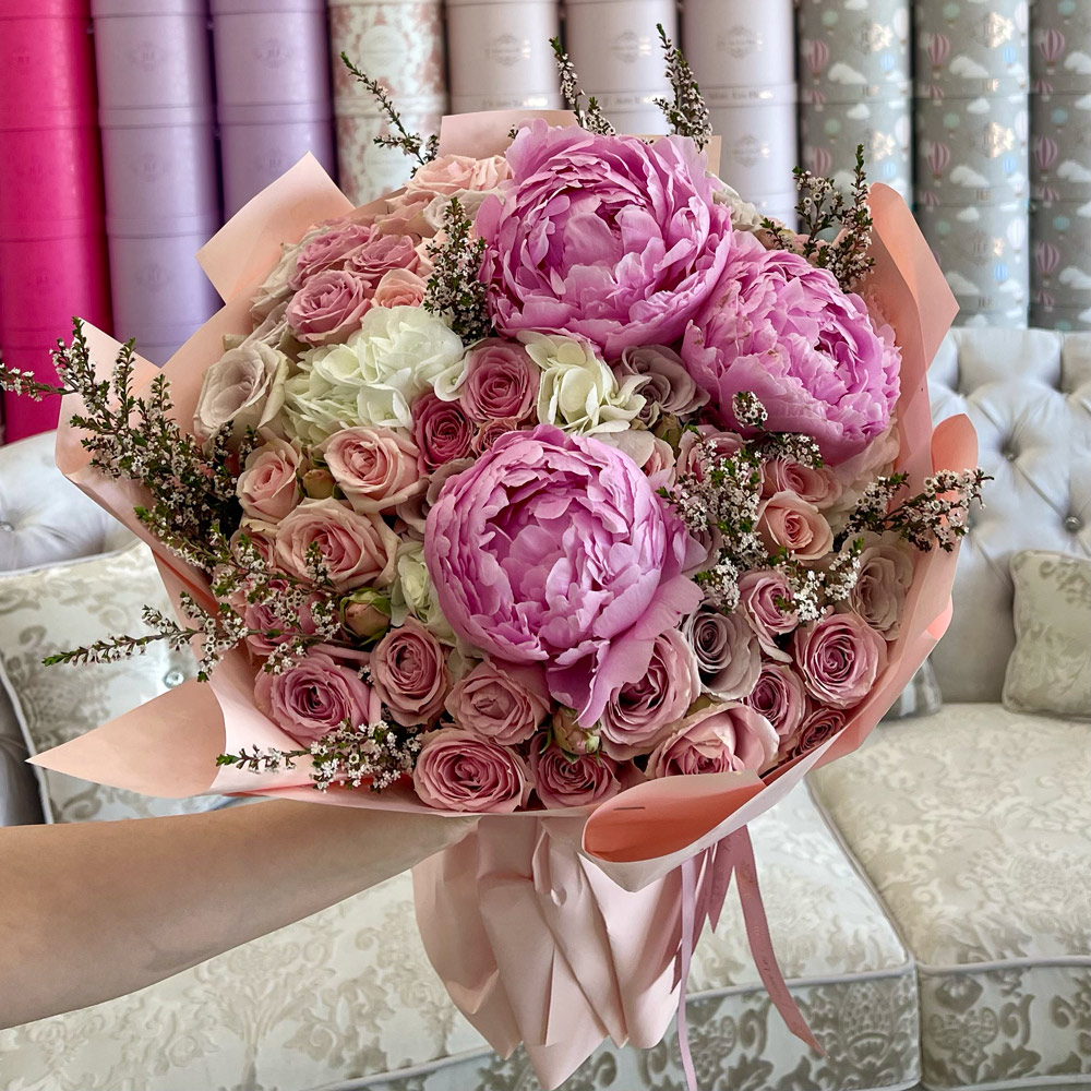 Pink Perfection Hand-Tied Bouquet