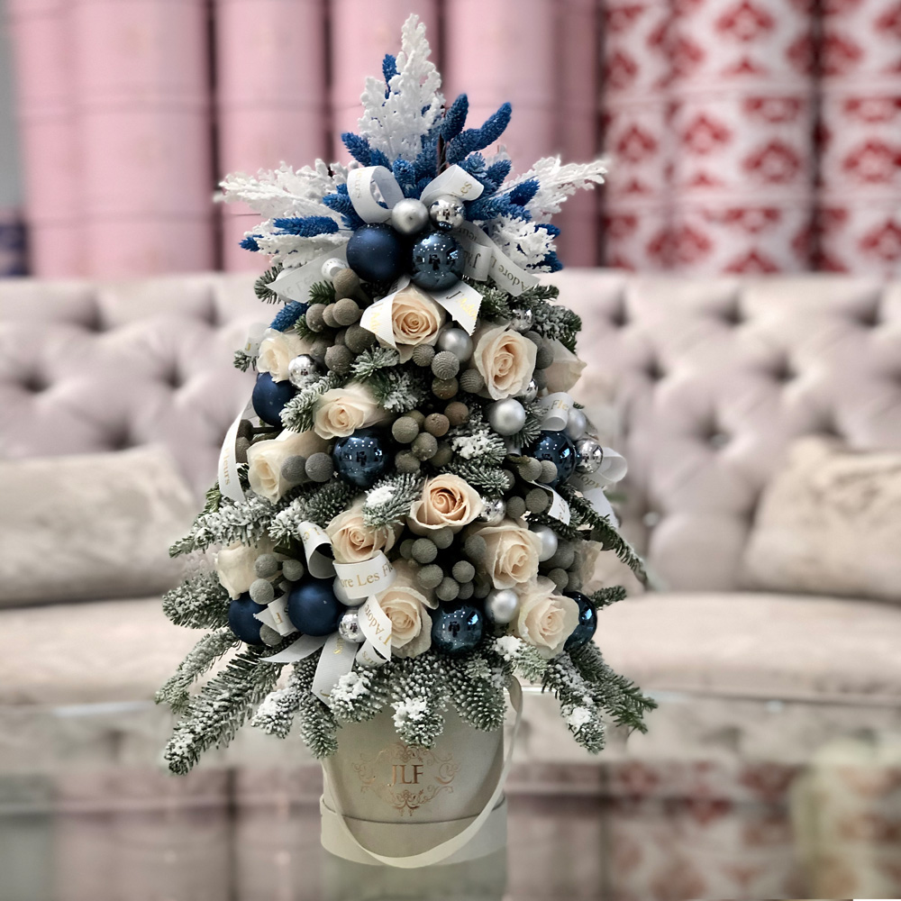 Blue Frost JLF Mini Christmas Tree