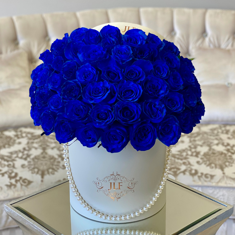 Signature Blue Rose Box