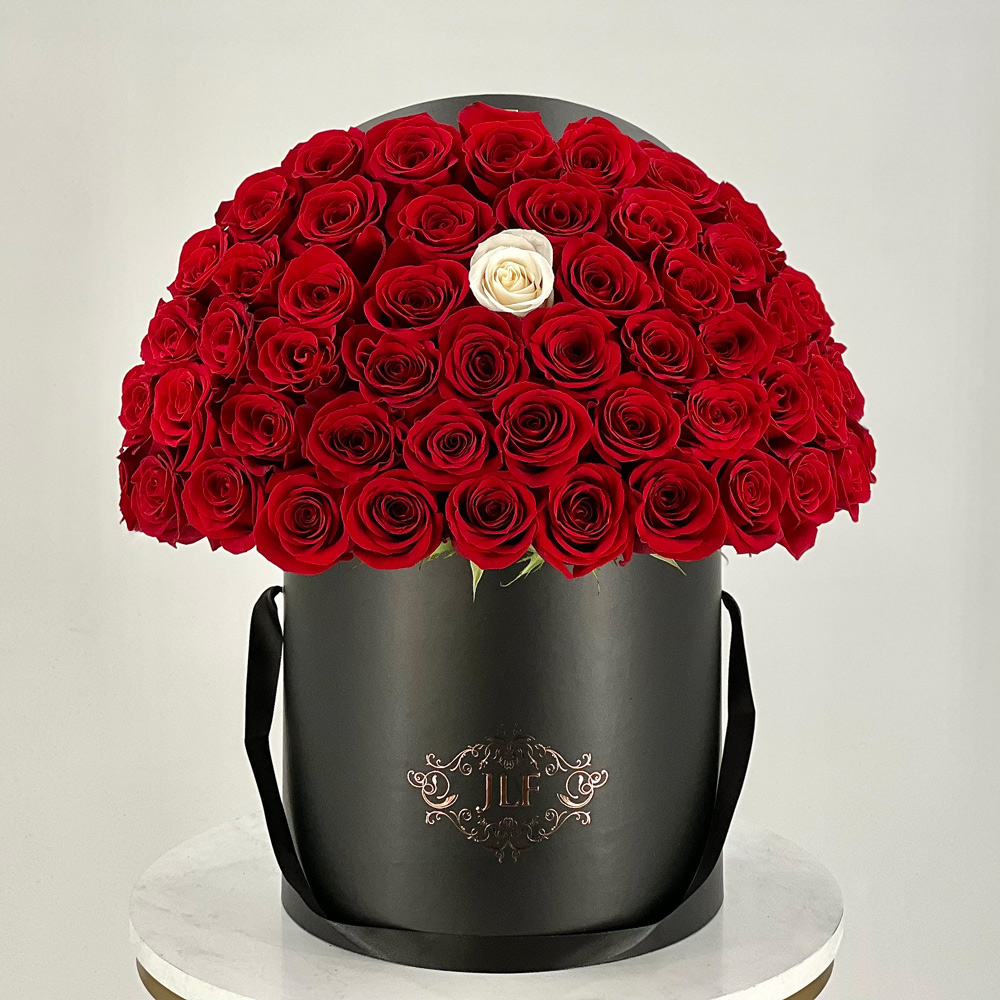 JLF Anniversary Red Rose Box