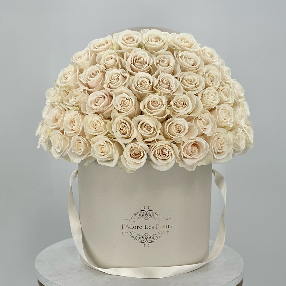 Signature White Rose Box