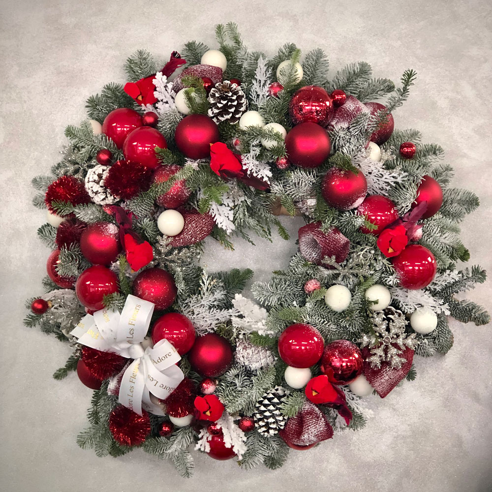Red Legacy JLF Christmas Wreath