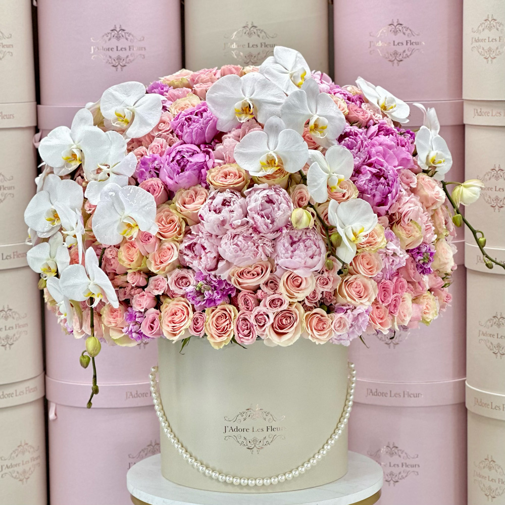 Large Pink Elegance Blossom Box