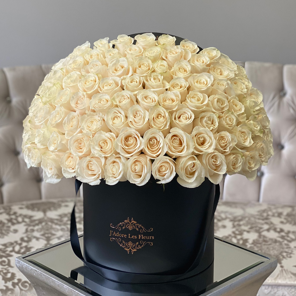 150 JLF Signature White Rose Box