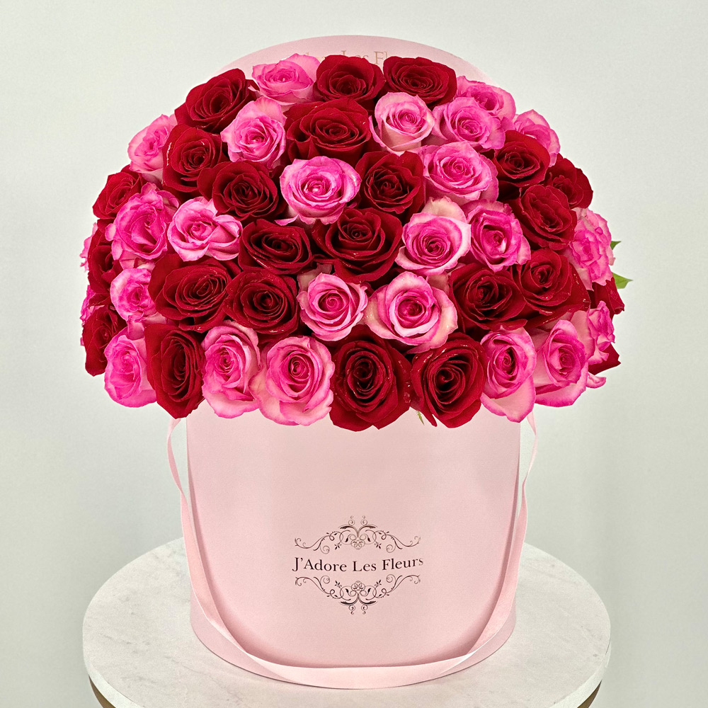 Signature Red & Pink Rose Box