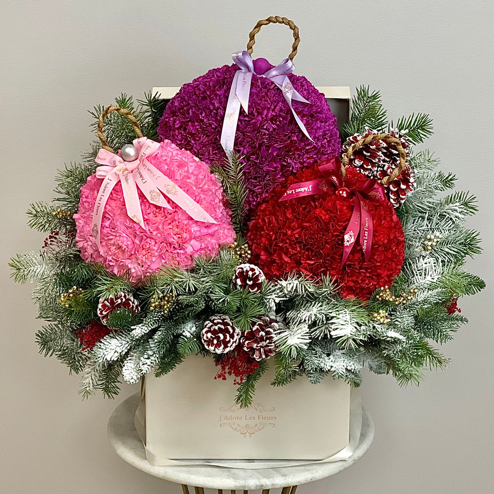 JLF Holiday Fleured Ornaments in a Box