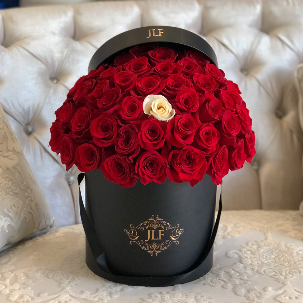 JLF Anniversary Red Rose Box