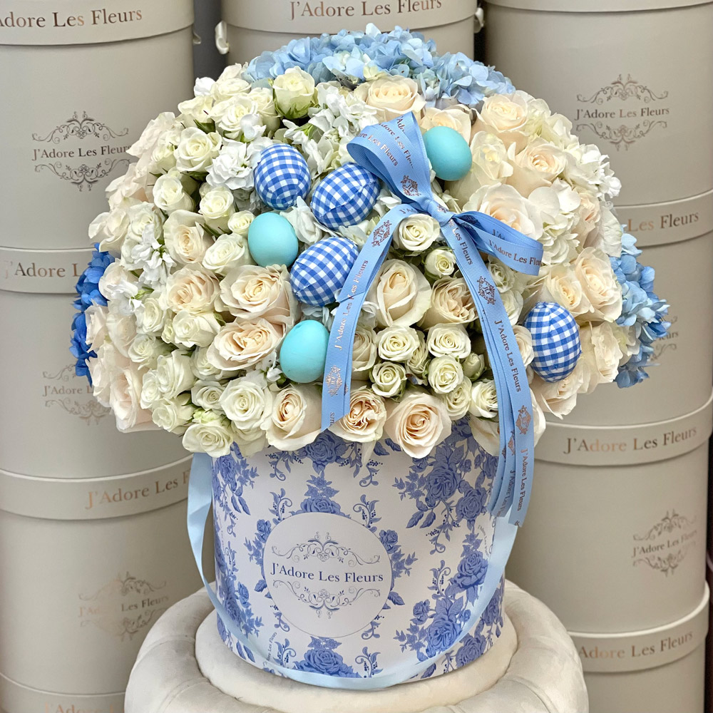 Blue Toile Easter