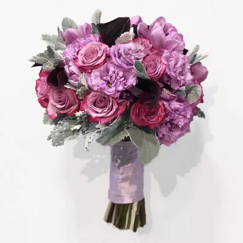Jadore Shades of Purple Bridal Bouquet
