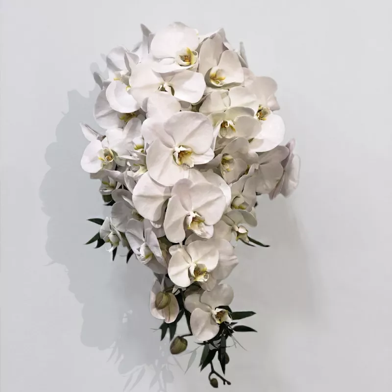 Jadore Cascading Orchid Bridal Bouquet