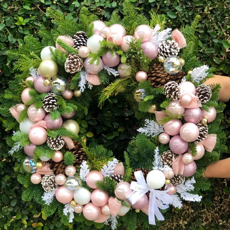Jadore Pastel Joy JLF Christmas Wreath