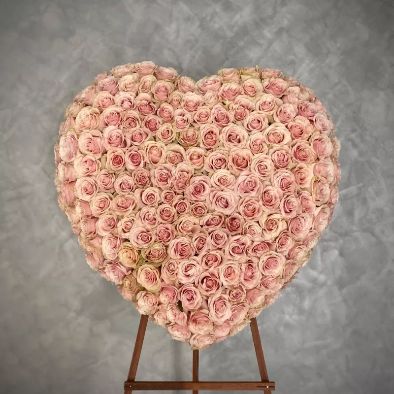 Jadore Pink Heart JLF Sympathy