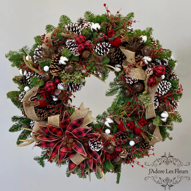 Jadore The Rustic  JLF Christmas Wreath