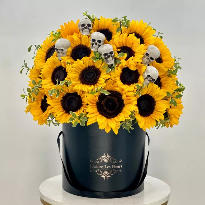 Jadore Skulls and Sunflowers