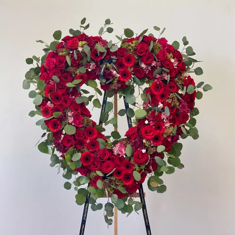 Jadore Red Heart Halo JLF Sympathy