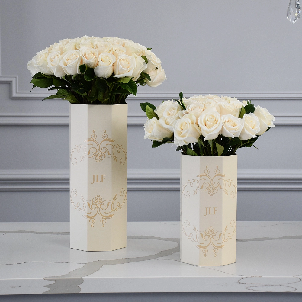 Rose Set in JLF Vase à Fleurs