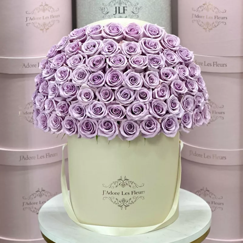 Signature Lavender Rose Box - JLF Los Angeles