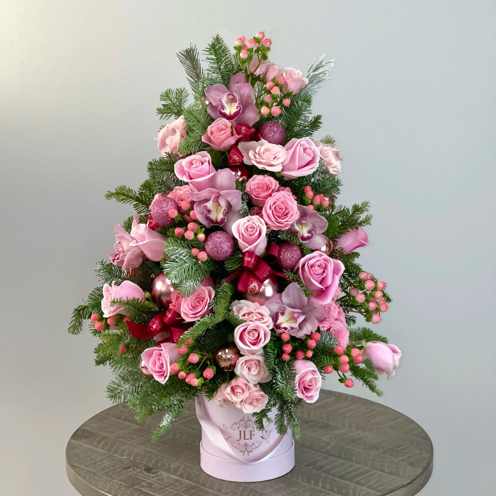 Pretty in Pink JLF Mini Christmas Tree