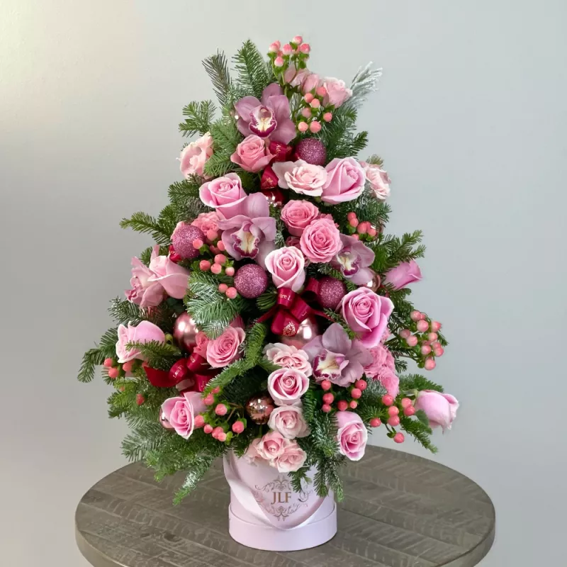 Jadore Pretty in Pink JLF Mini Christmas Tree