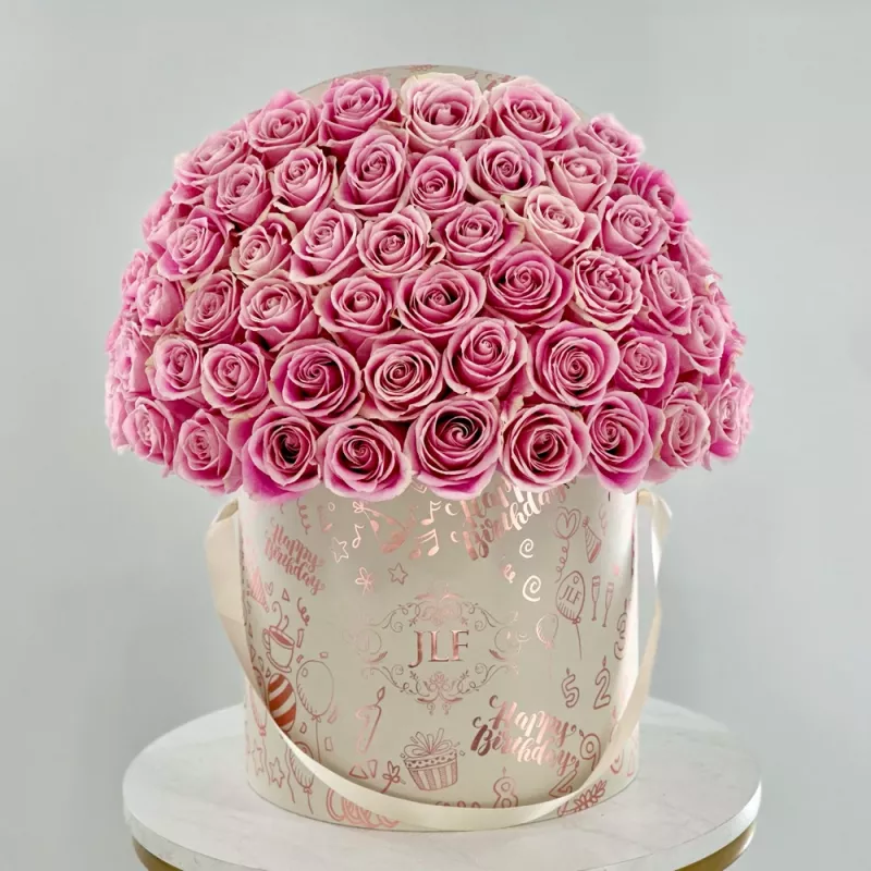 Jadore Signature  Rose Birthday Box