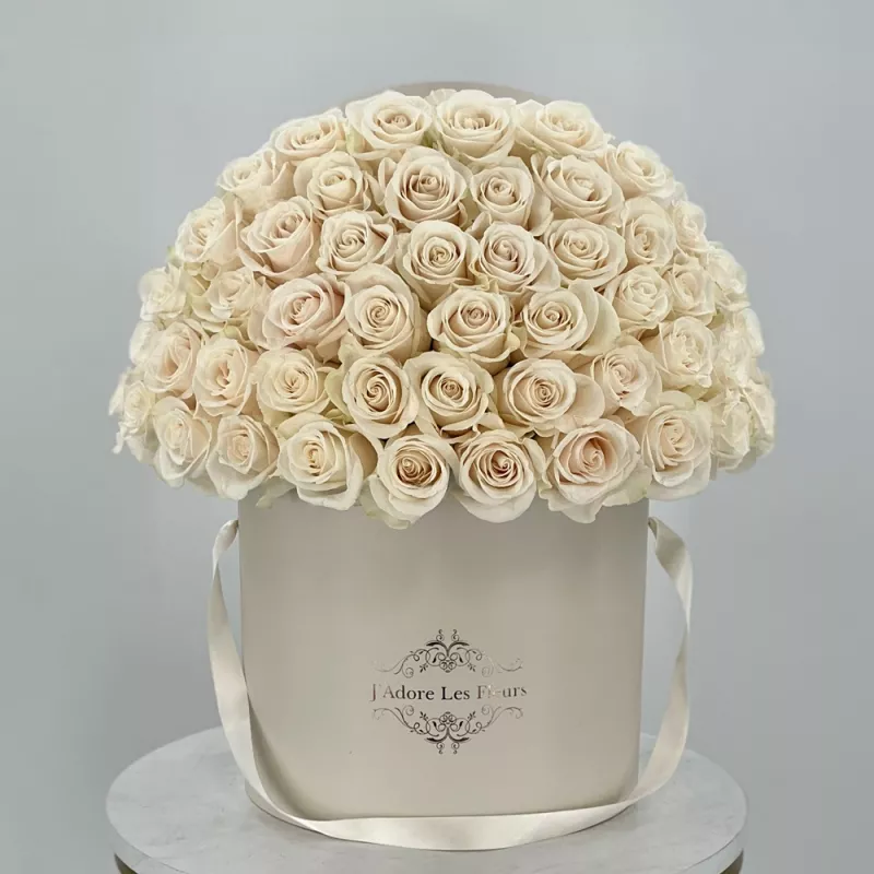 Jadore Signature White Rose Box