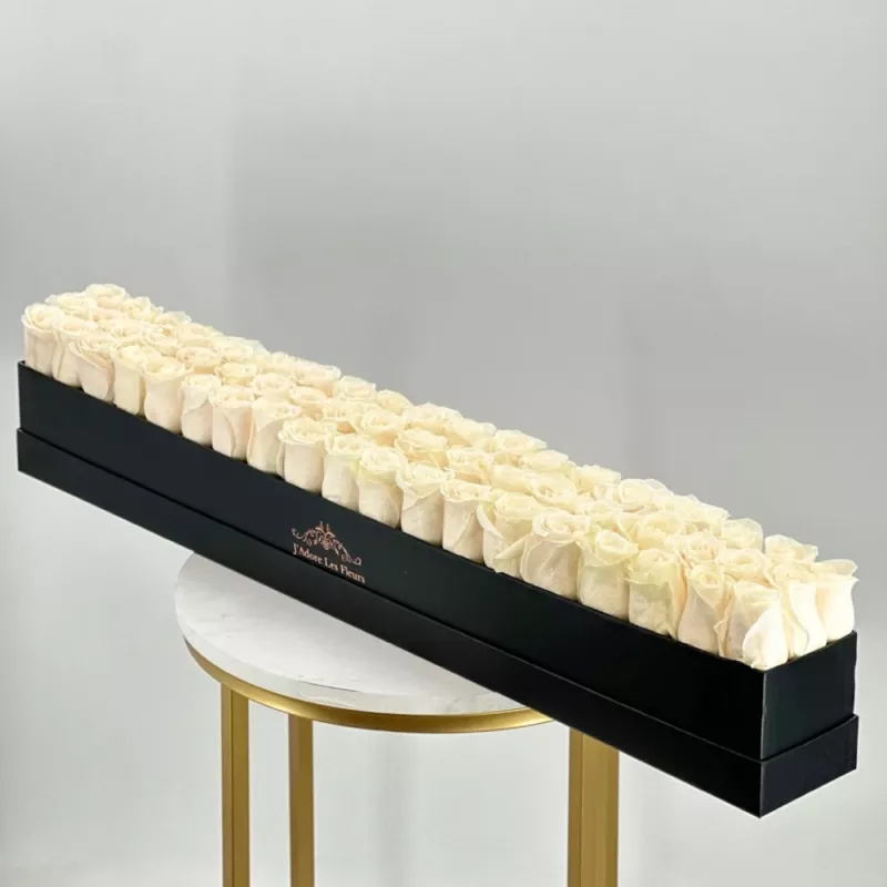 Jadore Yelena White In Rectangle Box