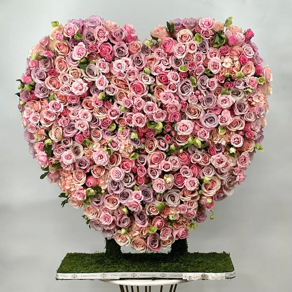 Full of Pink Standing Heart