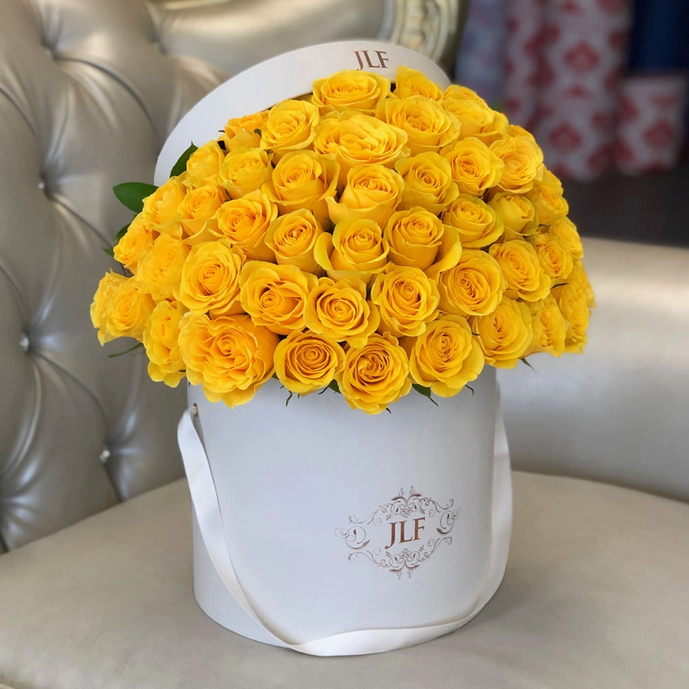 Yellow Roses Box