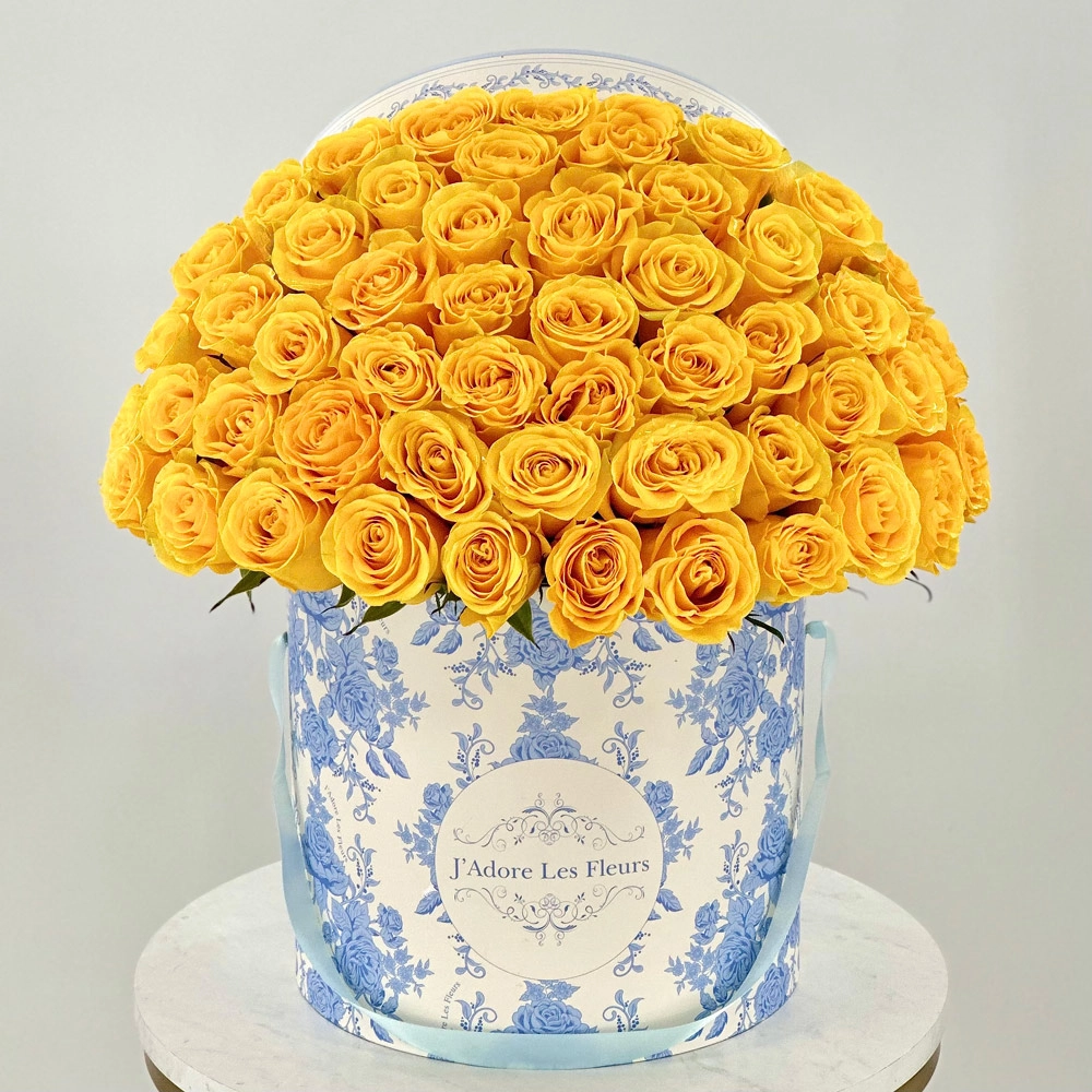 Yellow Roses Box