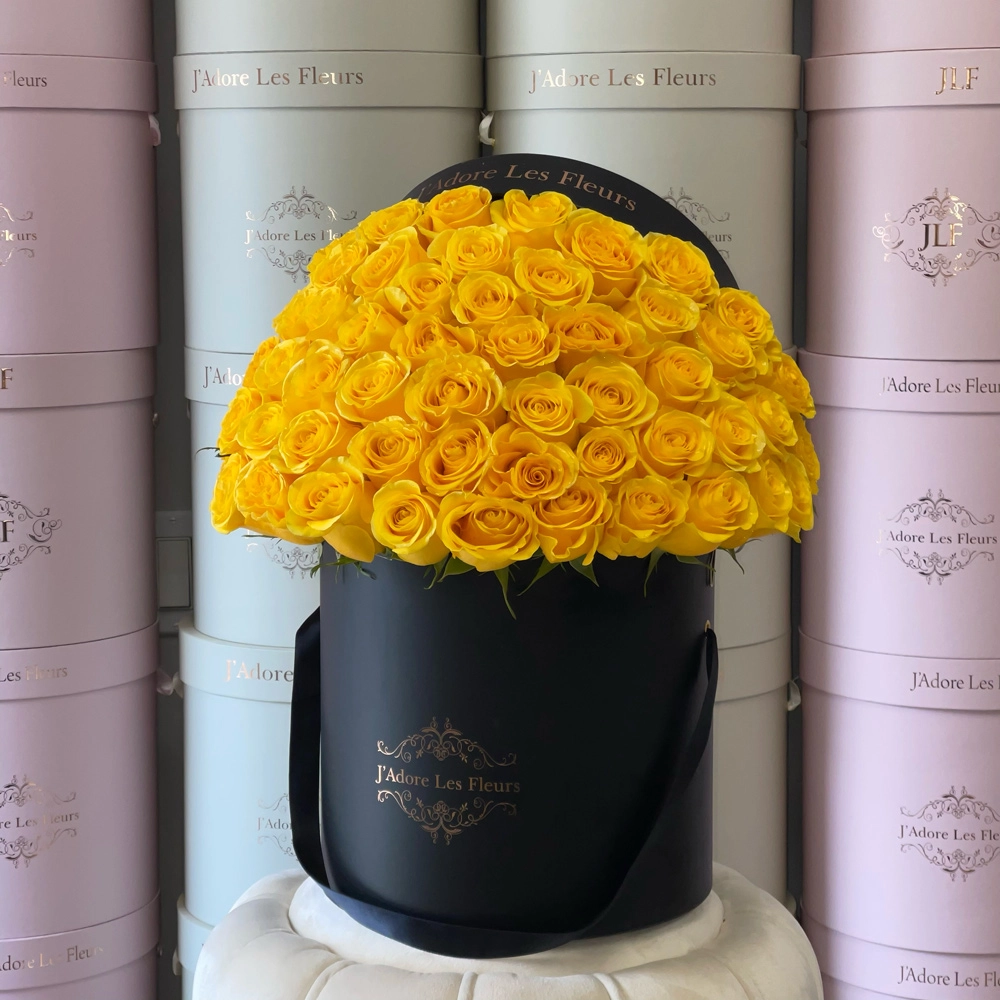 Yellow Roses Box