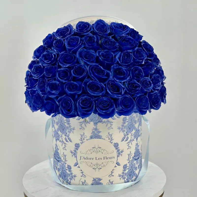 Jadore Signature Blue Rose Box