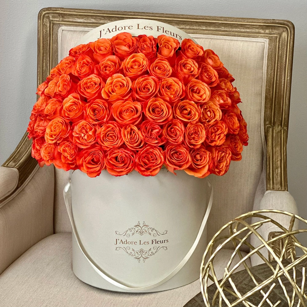 Orange Roses Signature Box