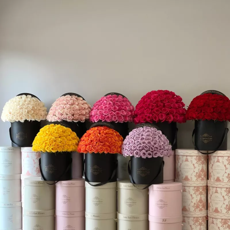 Jadore Create Your Own Rose Color Box