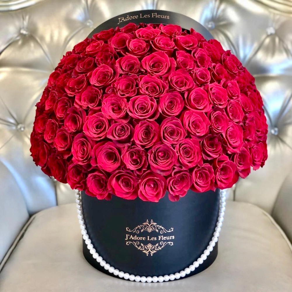 JLF 100 Red Rose Box