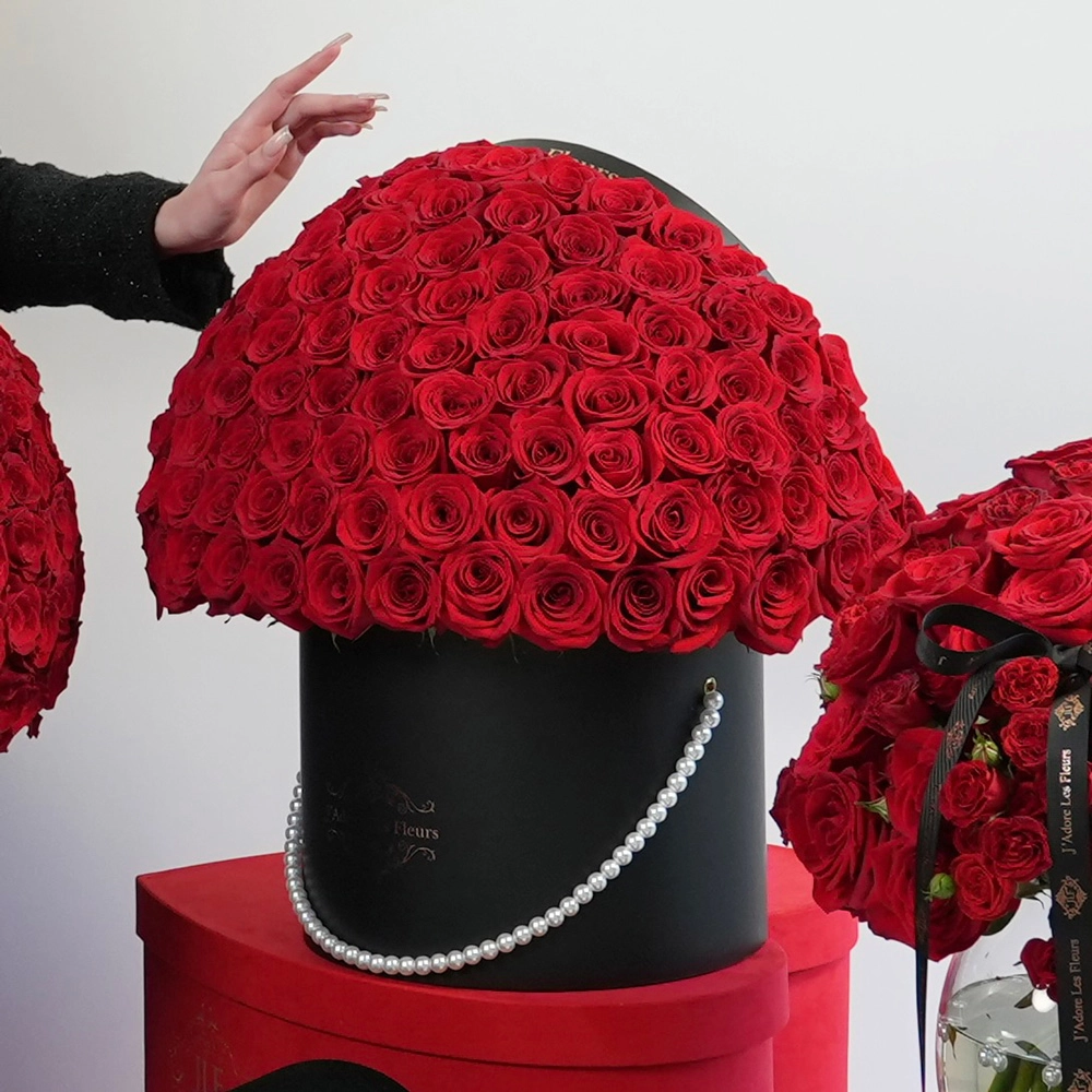 JLF 100 Red Rose Box