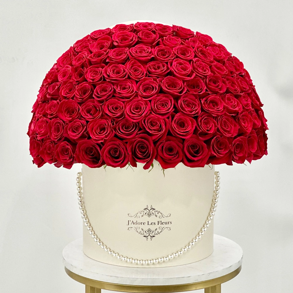 JLF 100 Red Rose Box