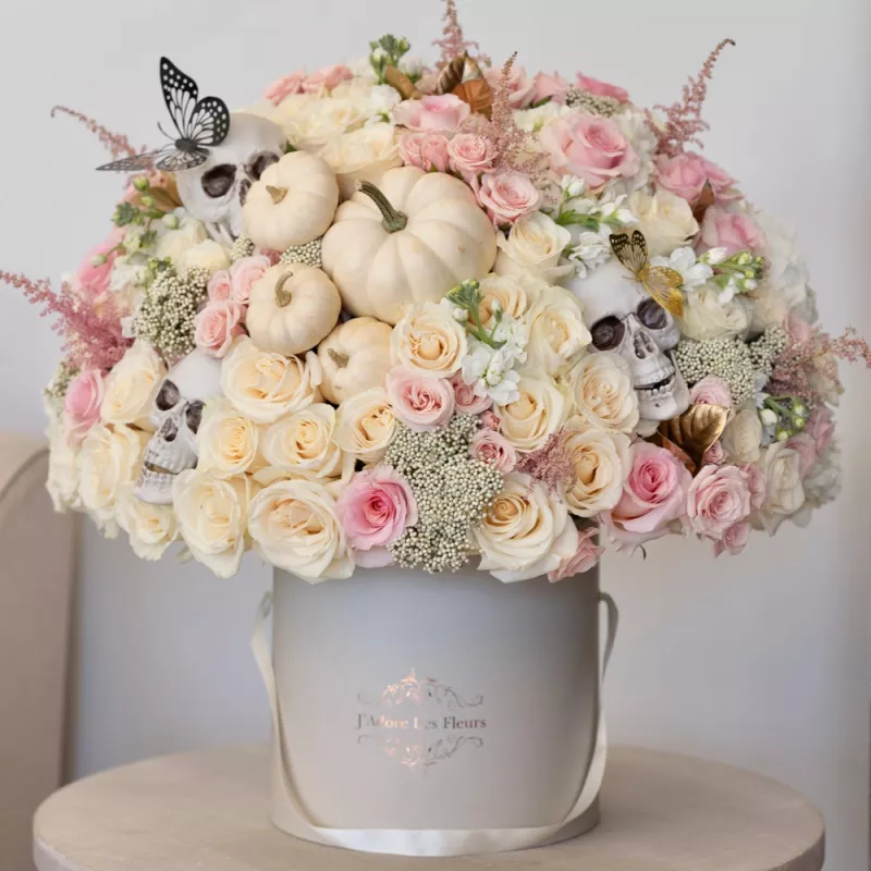 Jadore Charming Skull & Butterfly Serenade