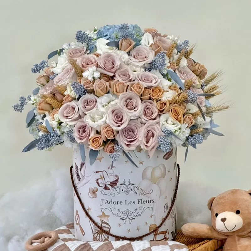 Jadore Boho Baby Blues Bouquet