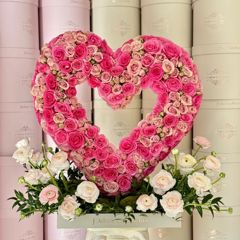 Jadore Standing Open Heart