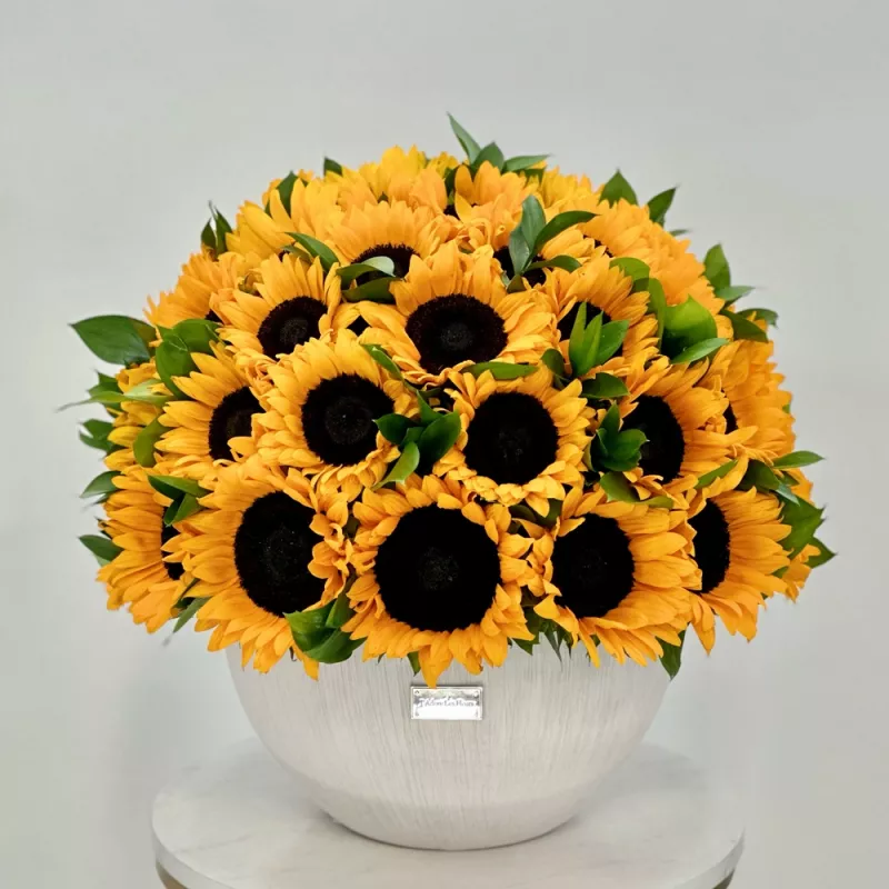 Jadore Sunflowers in a Vase