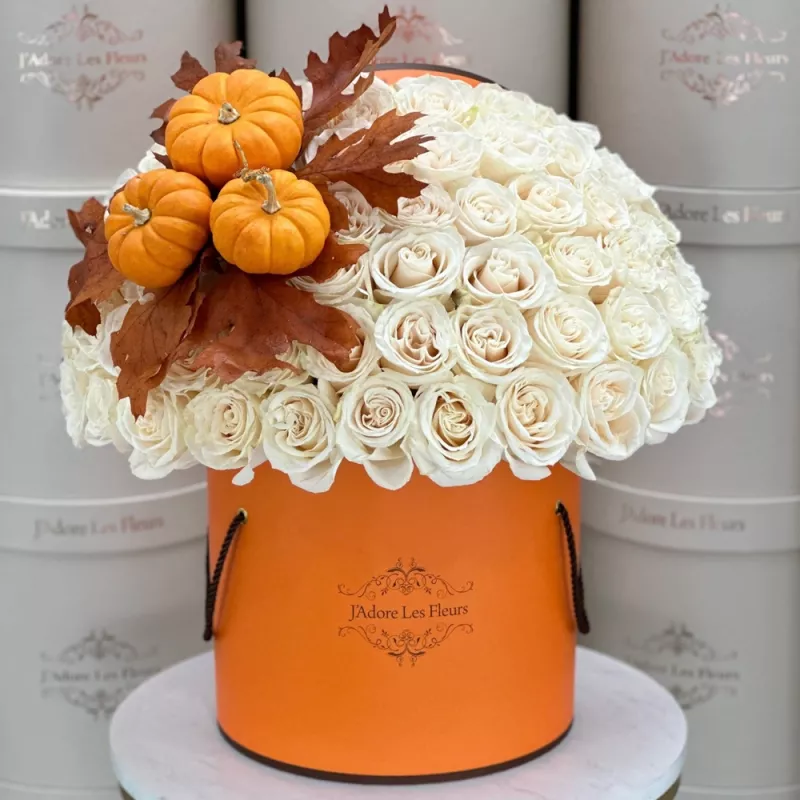 Jadore Signature Roses & Pumpkins