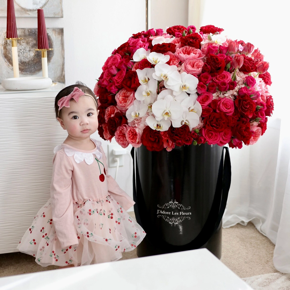 Jumbo 200 Multicolored Roses - JLF Florist