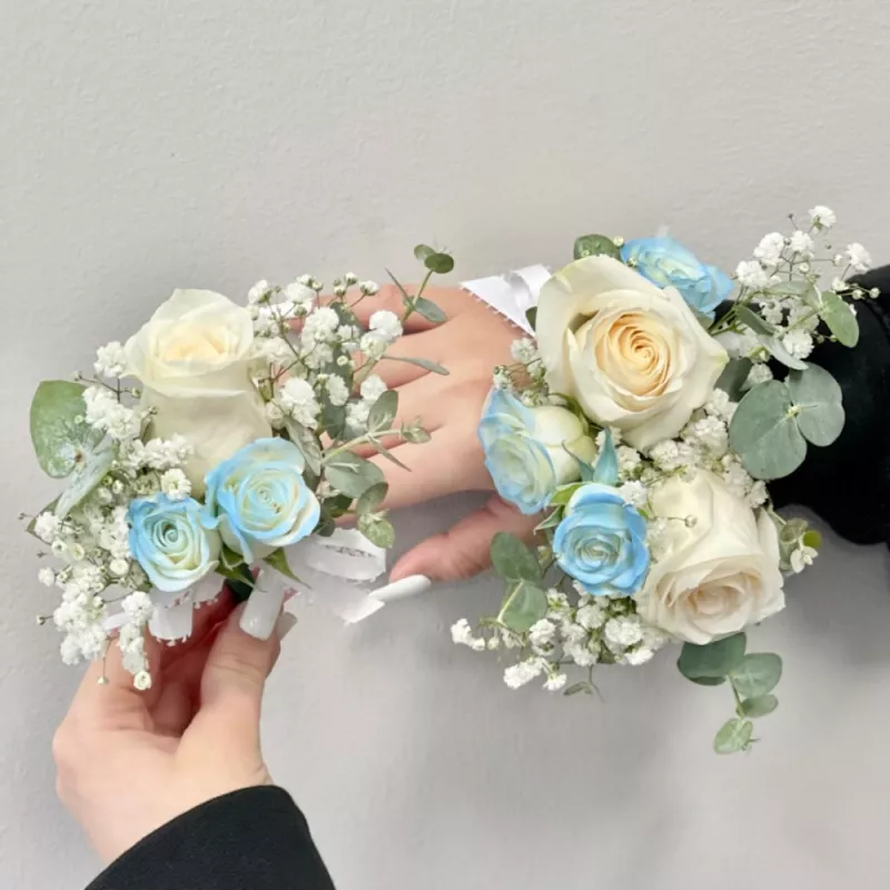 Cloudlight Corsage and Boutonnires Set - JLF Florist