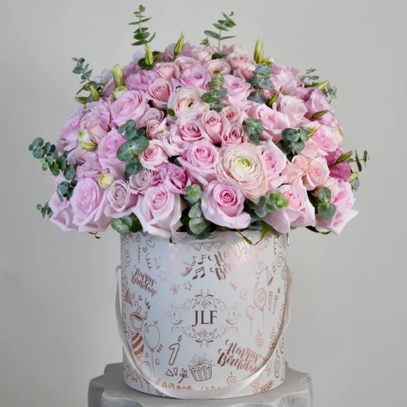 Grandiose Lux Pastel Box - JLF Los Angeles Florist