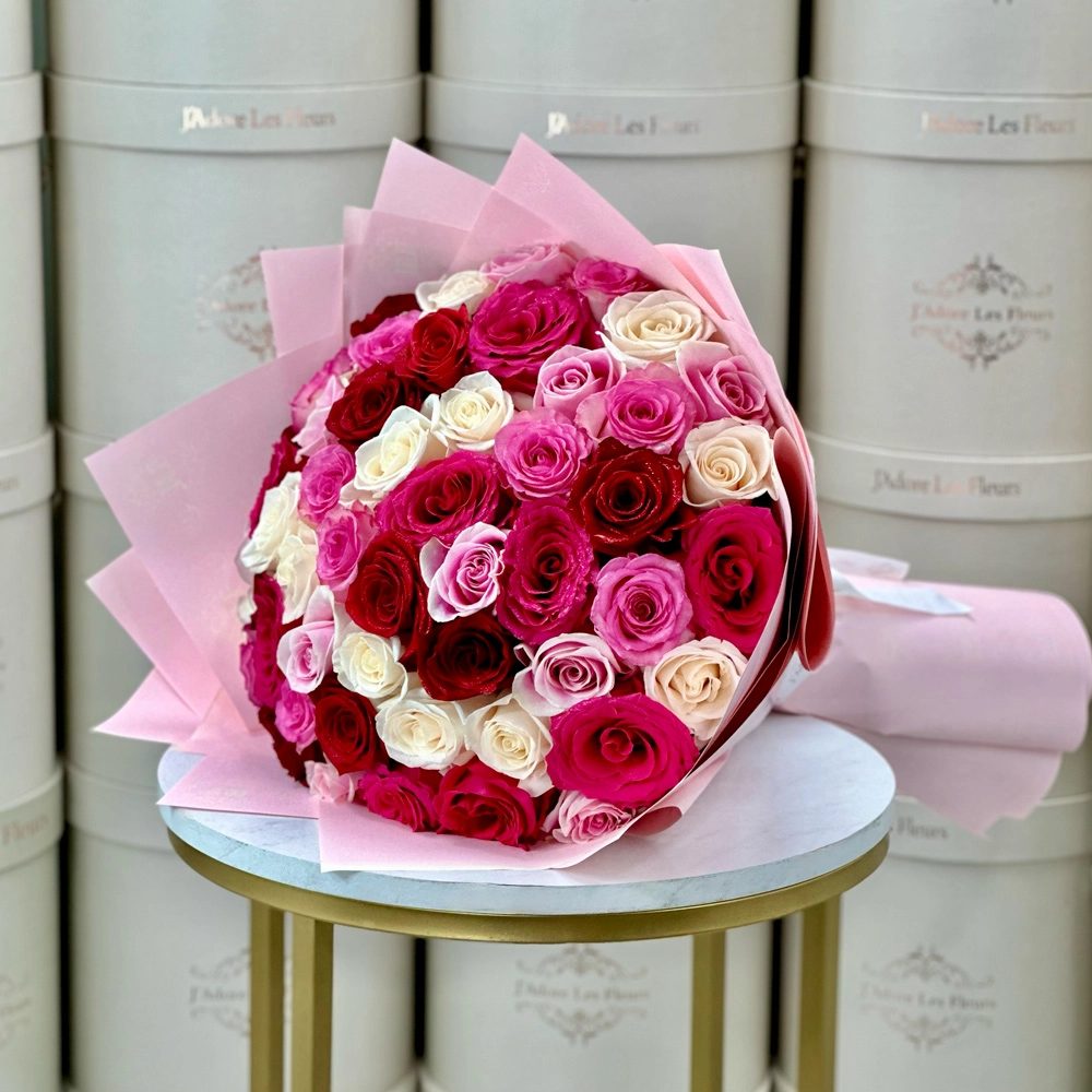 Passionate Roses Hand-Tied Bouquet