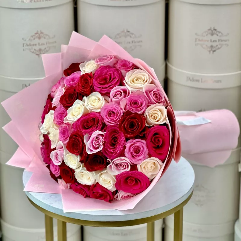 Jadore Passionate Roses Hand-Tied Bouquet